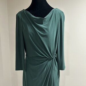 Ralph Lauren Drapped Neck Jersey Dress